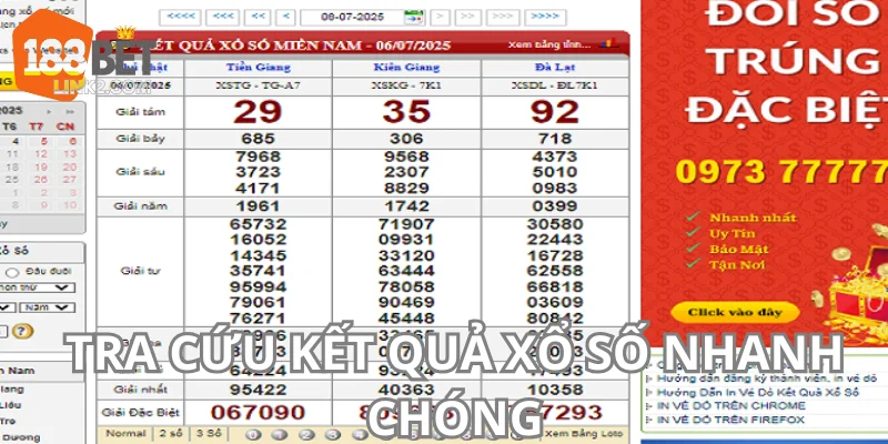 Dịch vụ tra cứu xổ số Minh Ngọc nhanh và chính xác.